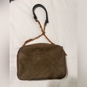 Tory Burch Army Green Crossbody Bag